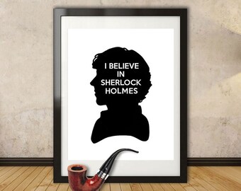 Sherlock silhouette | Etsy