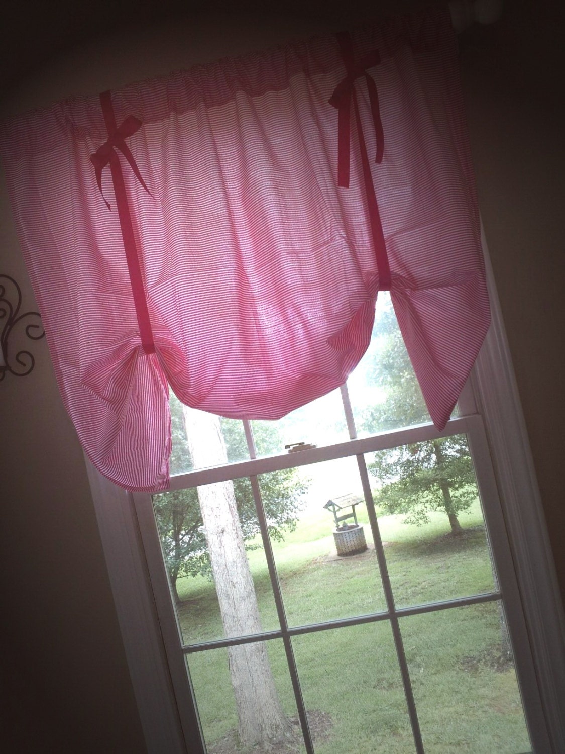Custom Balloon Valance You Choose Color and Pattern Baby