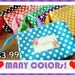Girl baby shower favors, party favors or a pencil pouch - Polka Dot