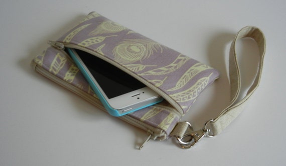iPhone Wallet iPhone Feathers Ready to Ship by MackenzieMonroe