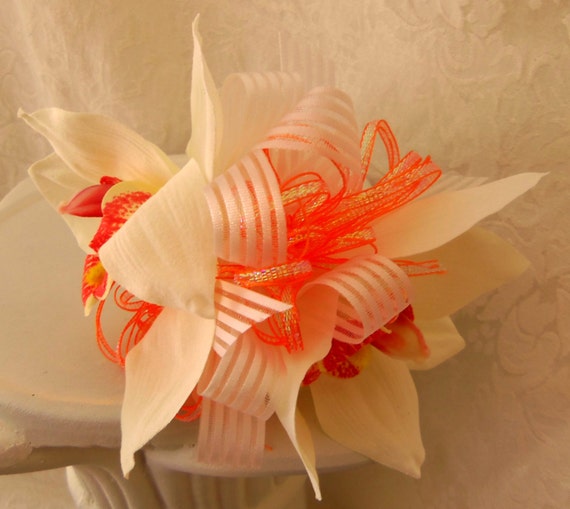 Wrist Corsage Real Touch Orchid Prom Destination Wedding 