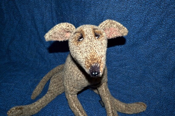 greyhound stuffed animal toy