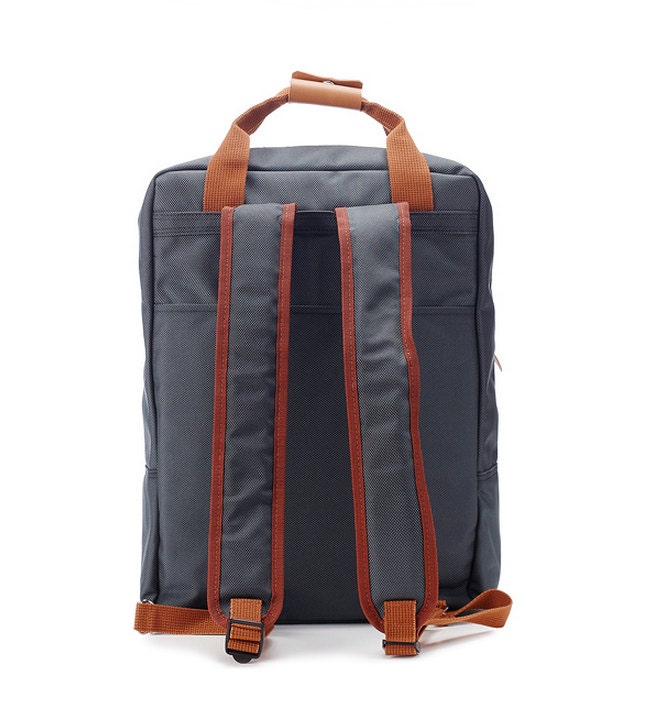 Two front Zipper pocket Backpack Black