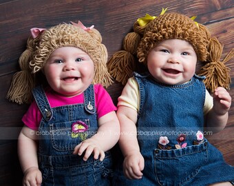 Cabbage Patch Hat, Wig, Hair