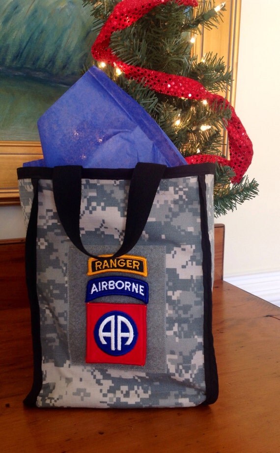 Items similar to Army Gifts, ACU Gift Bag, Army Uniform Gift Bag on Etsy