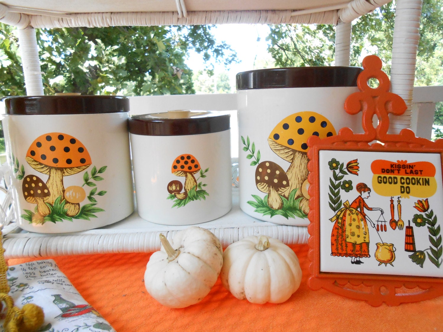 70's Kitchen Decor / That 70s Show Kitchen / OOAK set