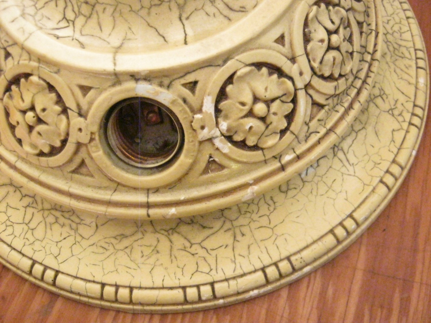 Antique Flush Mount Ceiling Medallion Light Fixture