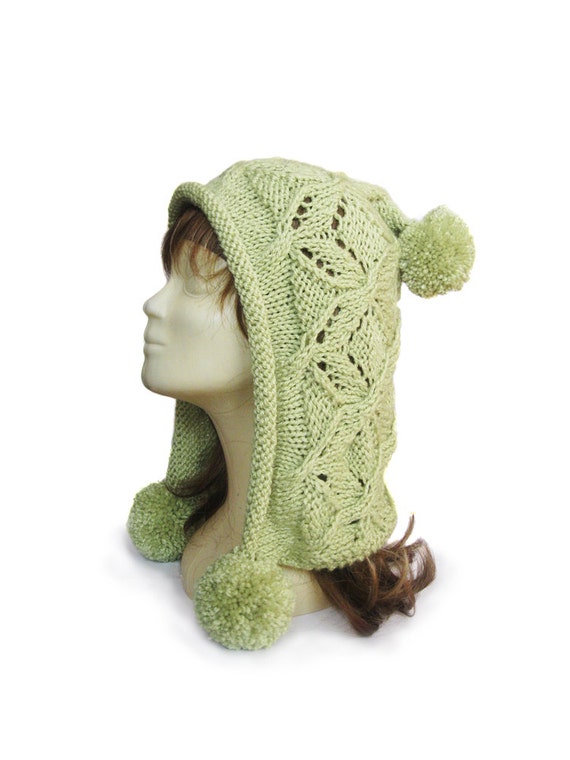 Mocha hoodie hathand knit hatwomen hatfashion