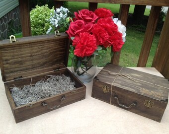 Rustic Groomsmen Gift, Groomsman Gift Box, Wooden Keepsake Box, Cool Groomsmen Gift, Cigar Box, Personalized Box, Engraved Box, Best Man