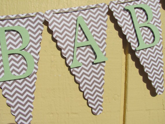 Items similar to Welcome Baby Banner, Baby Shower Banner, Baby Shower ...