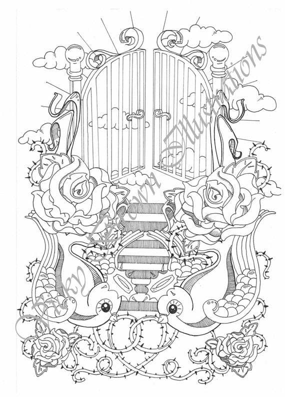 Stairway To Heaven Coloring Pages
