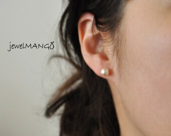 leaf silver earrings everyday earrings modern look by JewelMango