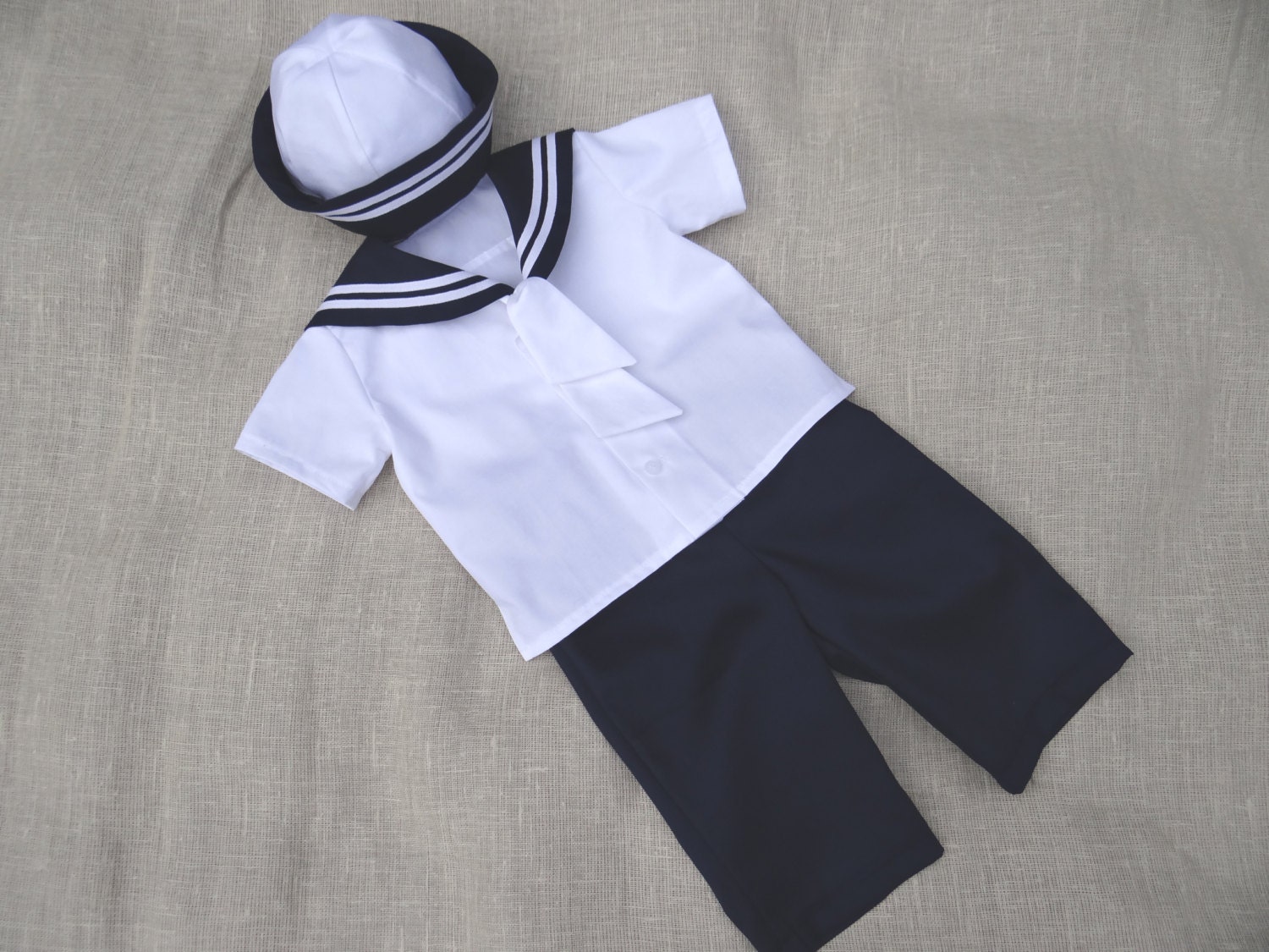 Baby boy sailor outfit nautical wedding boy ring bearer suit