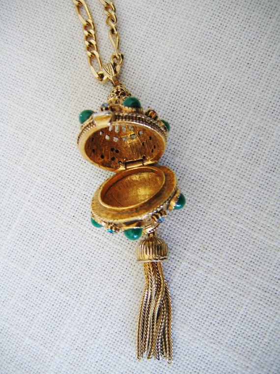 FLORENZA VINAIGRETTE NECKLACE Vintage Designer Jewelry by pegi16