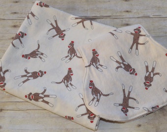 Items similar to Crochet Baby Blanket - Sock Monkey - Crochet Blanket