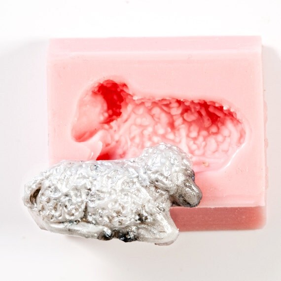 Lamb silicone mold made from food grade food safe flexible