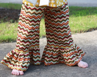 Popular items for girls ruffle pants on Etsy