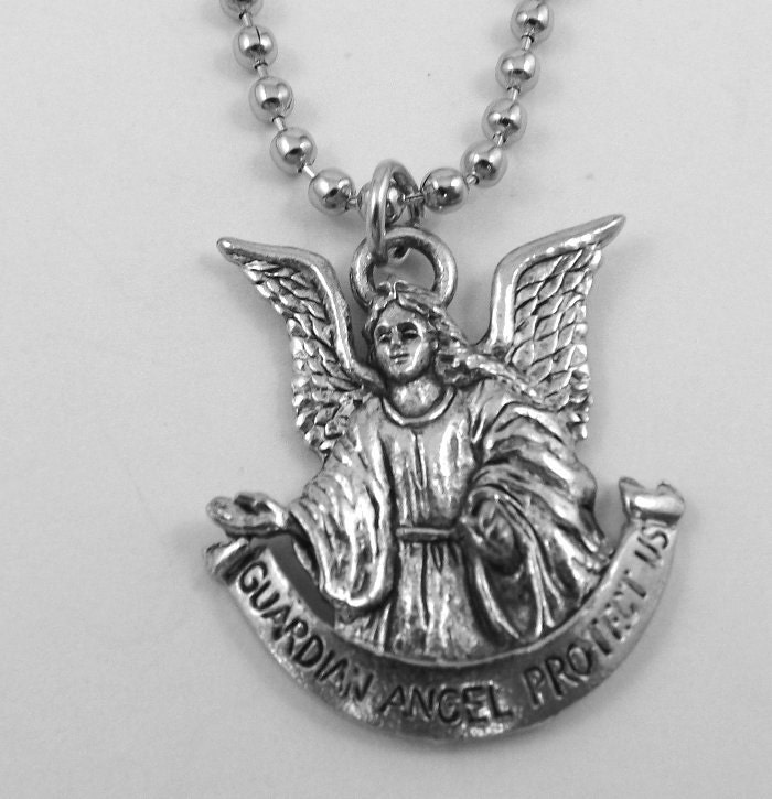 Pewter Guardian Angel Rear View Mirror Ornament on 8