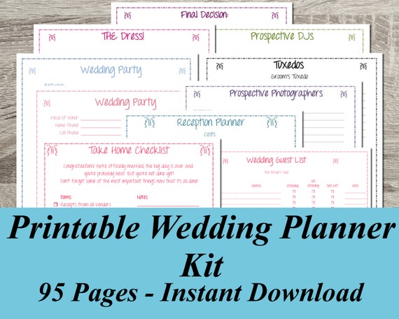 instant-download-ultimate-printable-wedding-planner-kit-95-pages-by