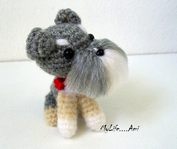 plush miniature schnauzer