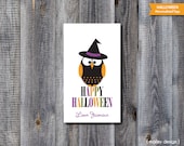 Printable Halloween Owl Personalized Party Favor Tags Thank You Gift Treats Il_170x135