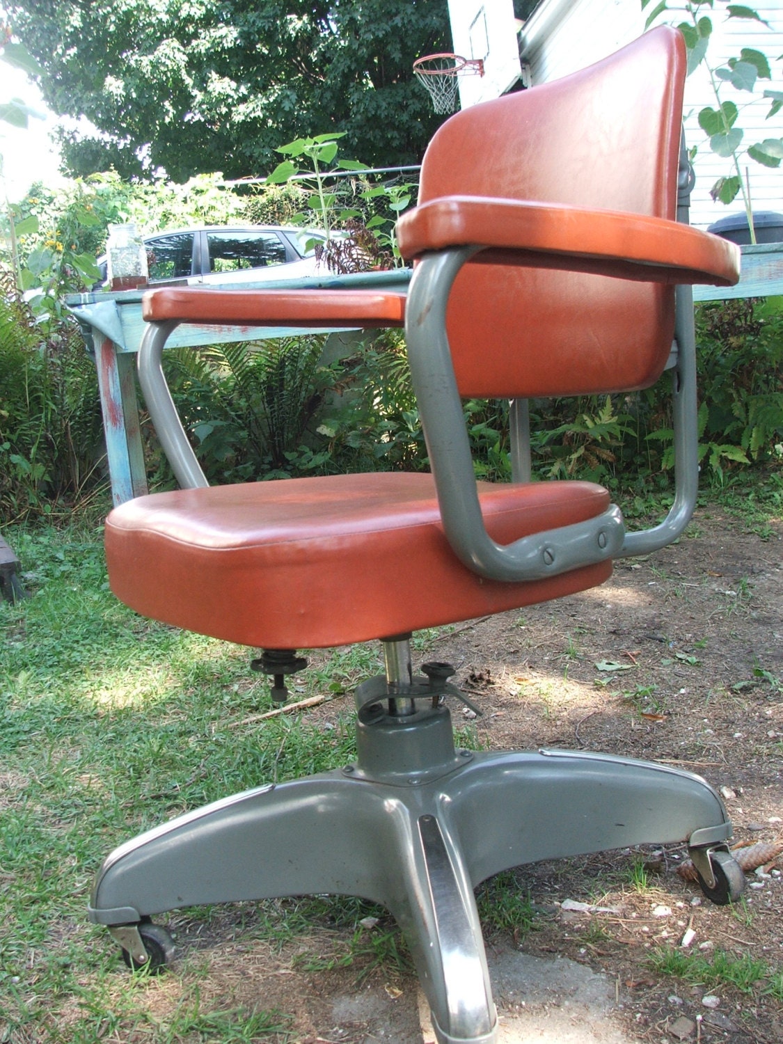 Vintage Cosco Industrial Era Tanker desk chair Mid Century