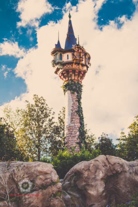 Items similar to Rapunzel's Tower Disney World Photo