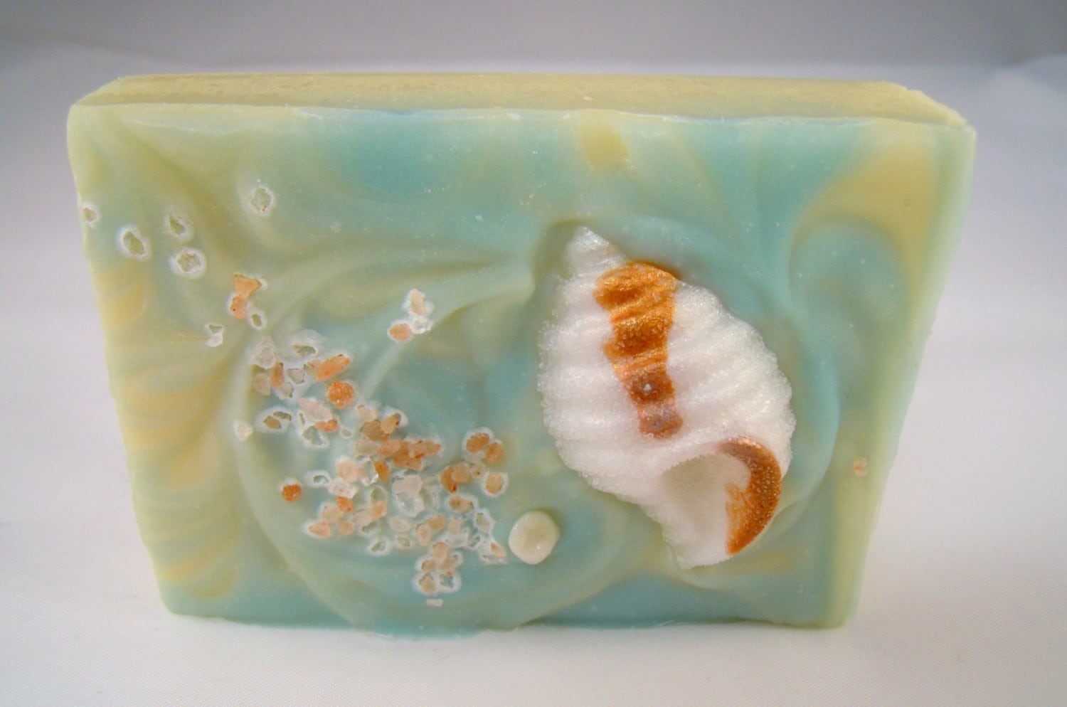 Beach Walk Soap Handmade Ocean Shells Shea Butter Pink