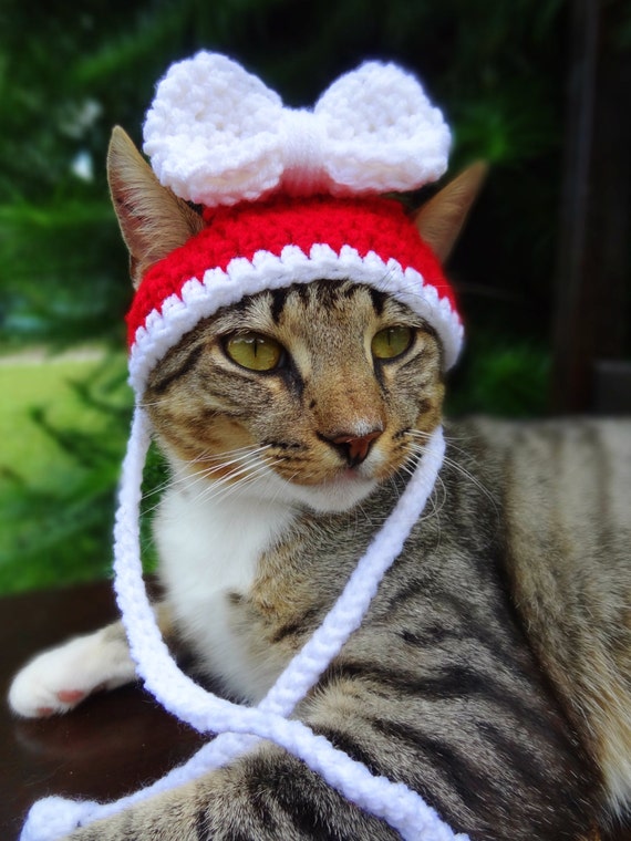 Christmas Cat Hat Christmas Cat Costume Christmas Hat for