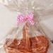 Clear Plastic Cellophane Basket Gift Wrap bag by LuxePartySupply