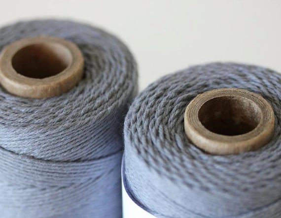 Bakers Twine - SOLID STONE - 4 Ply Twine - 240 Yard Spool - The Twinery - Craft Supplies Il_570xn