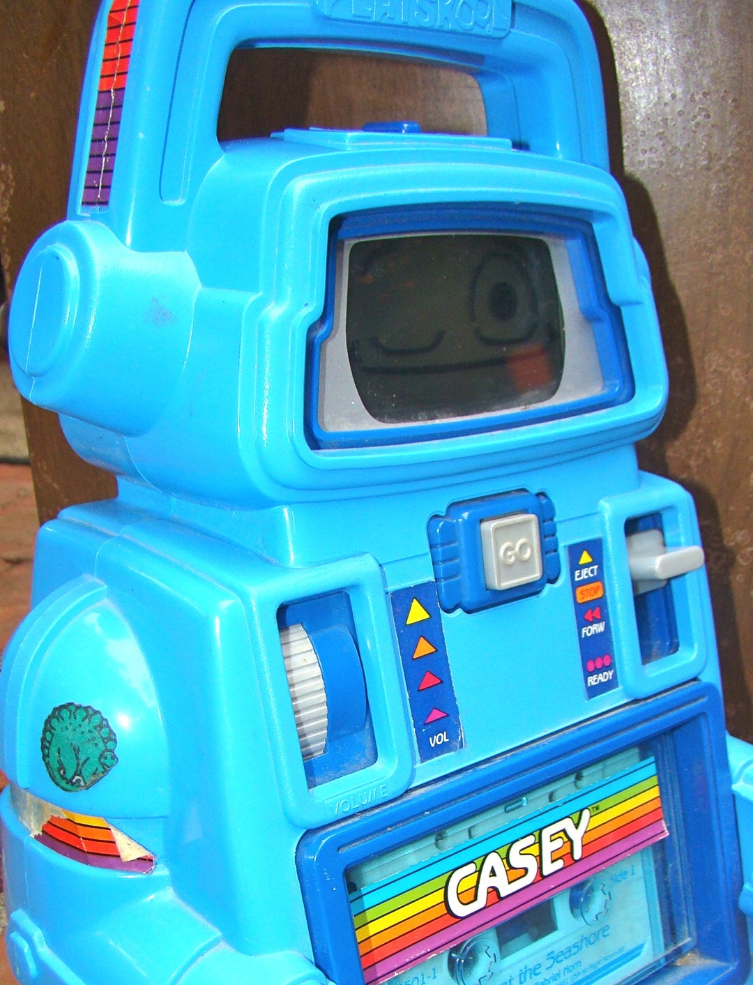 Working Vintage Cassette Player by Playskool. Rare Casey