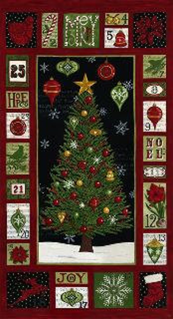 Christmas Countdown Panel by Deb Strain for Moda 19620 11