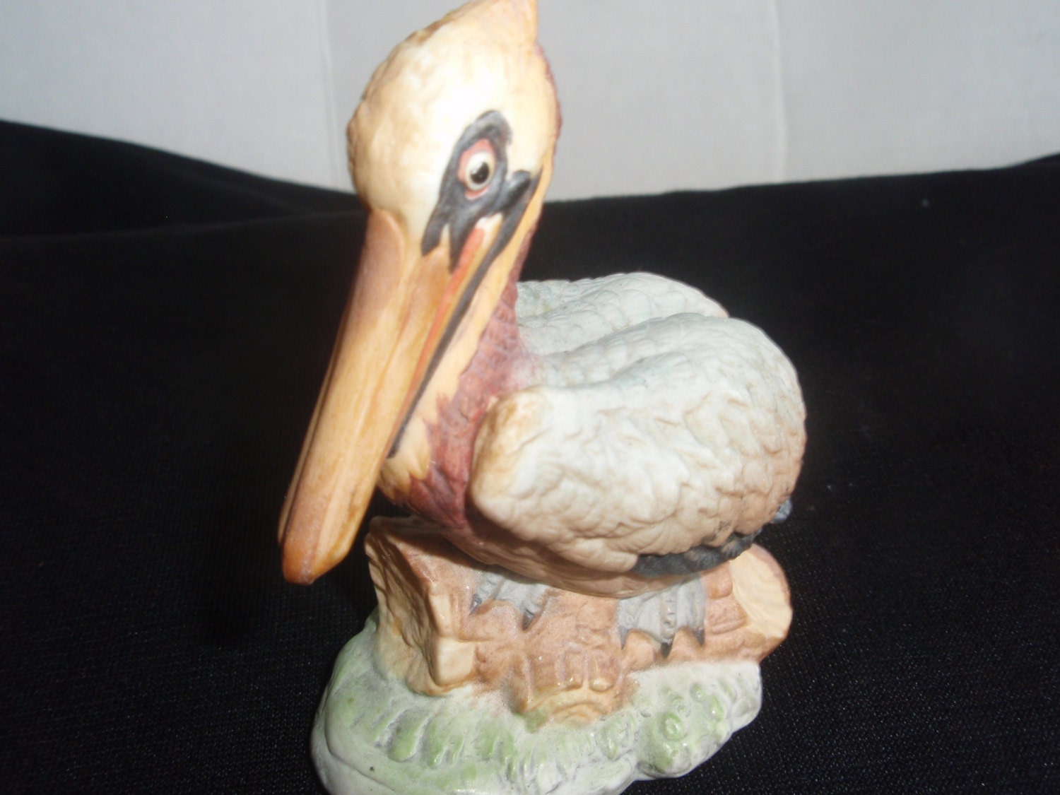 Lefton China Pelican 1983 Figurine Hand painted Vintage