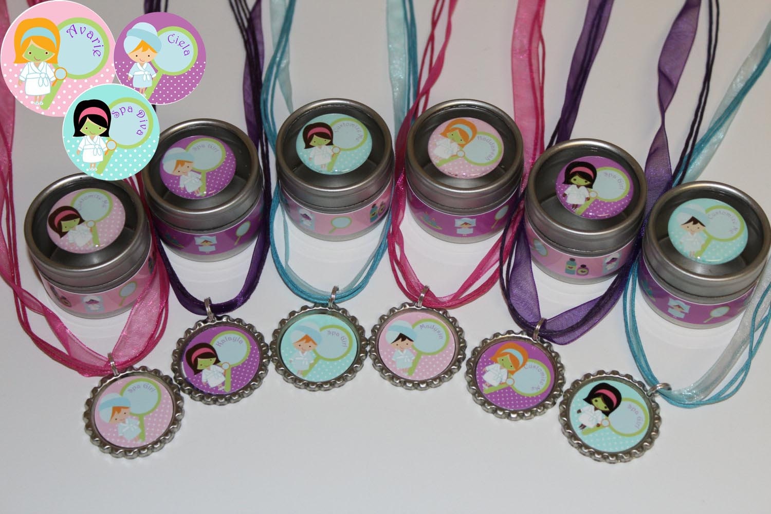 Spa Day Party Favors Girls Spa Birthday Party by NanasPartyPalace