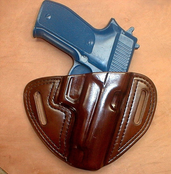 Pancake Holster Sig Sauer P226 or P220 Pistol Medium Brown Leather