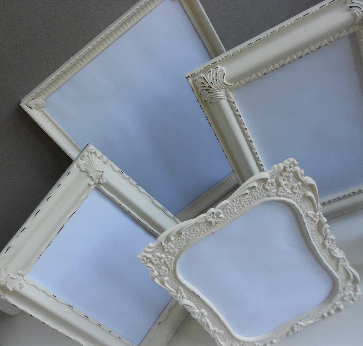 Picture Frame Collection Shabby Chic Table Top by MollyMcShabby