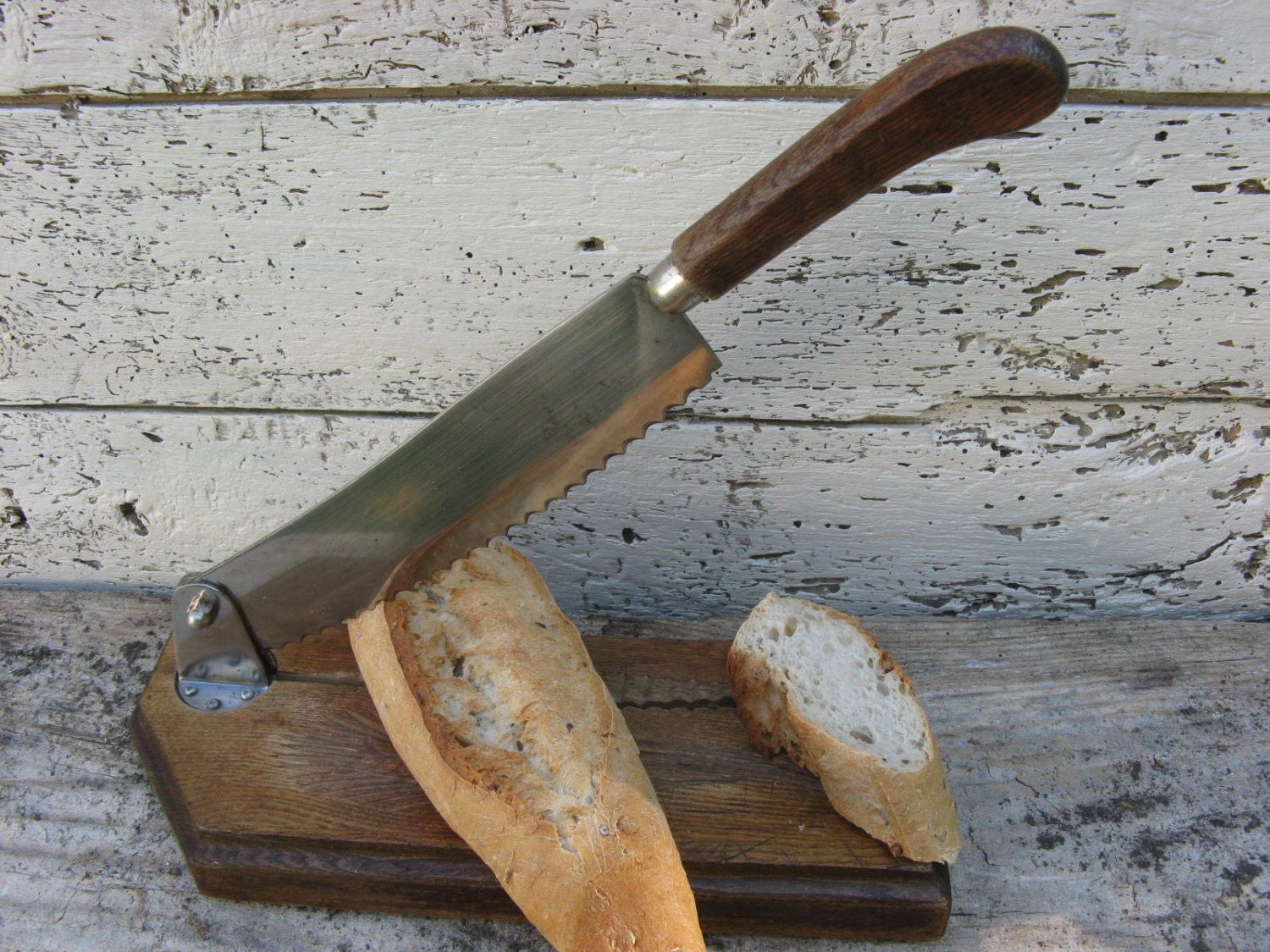 RESERVED French vintage bread slicer coupe by Daisyrootsfrance