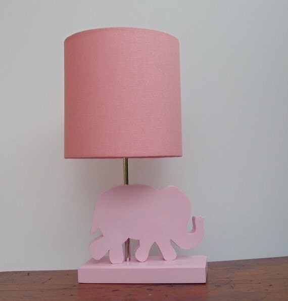 Small Pink Drum Lamp Shade Nursery or Girl's Lamp Shade