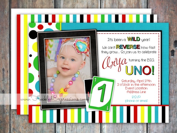 UNO Birthday Invitation