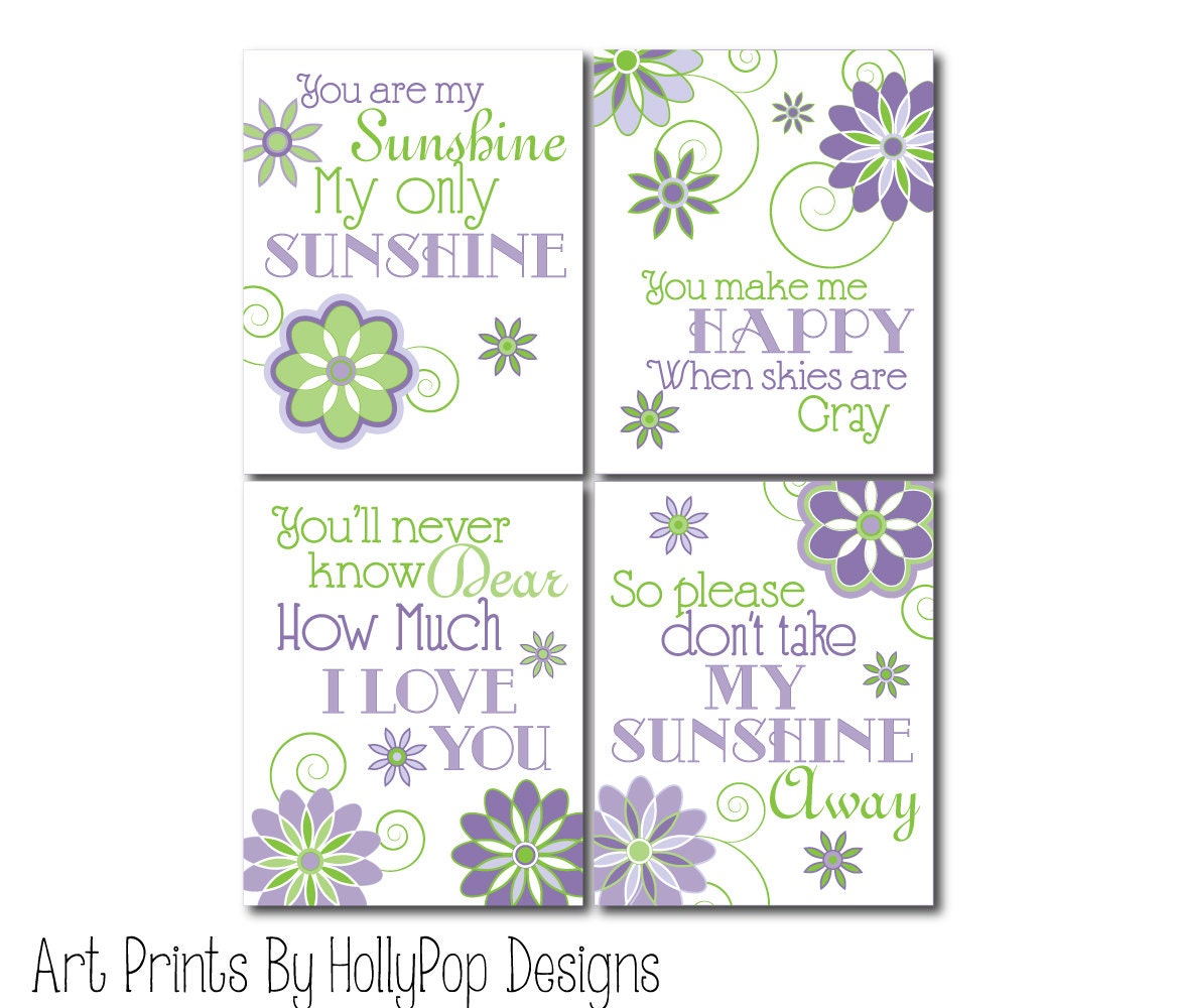 You Are My Sunshine Wall Decor purple lime green nursery decor you are my sunshine wall art You Are My Sunshine Wall Decor purple lime green nursery decor you are my sunshine wall art