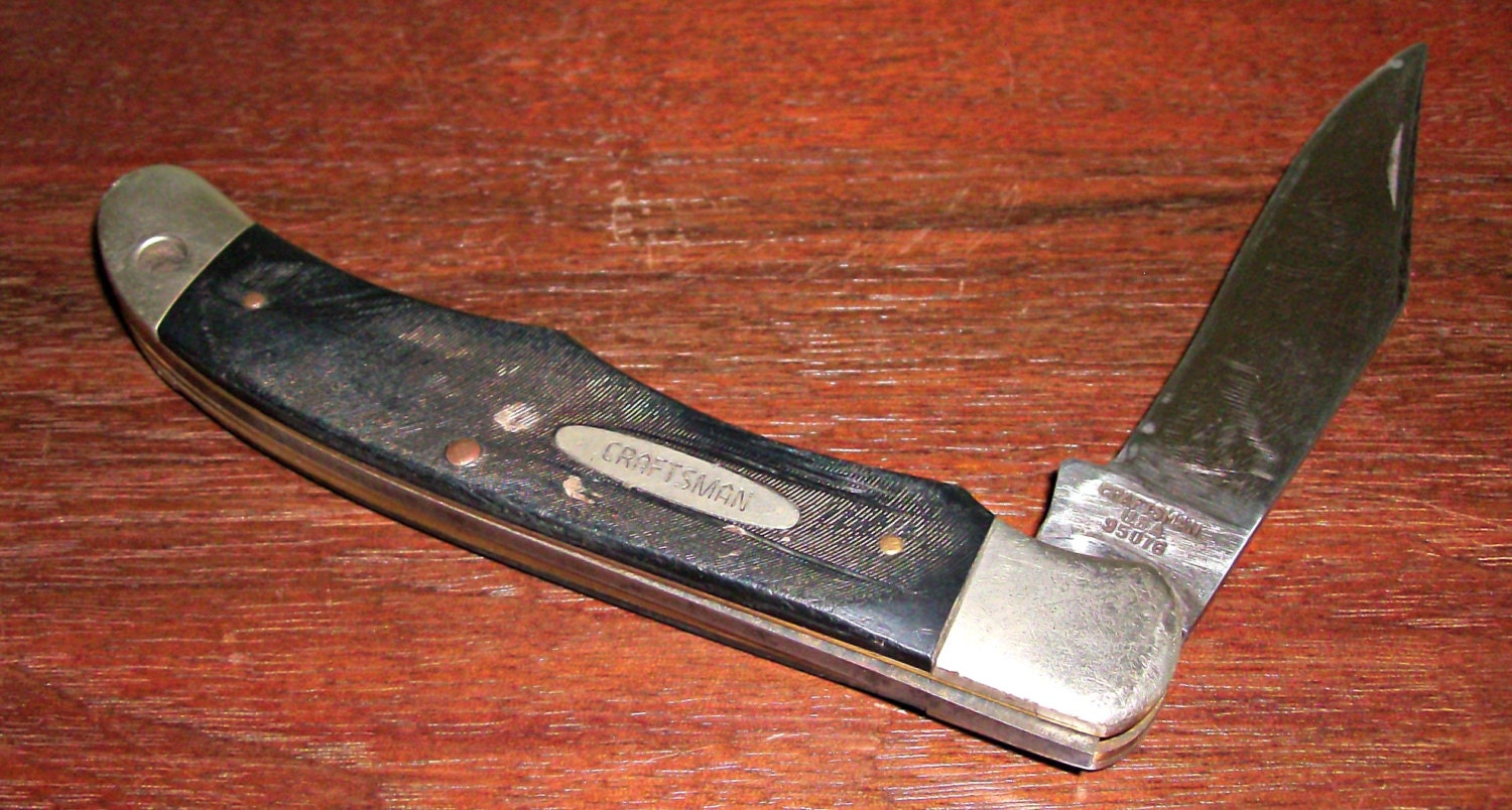 Vintage Craftsman Folding Knife 95078