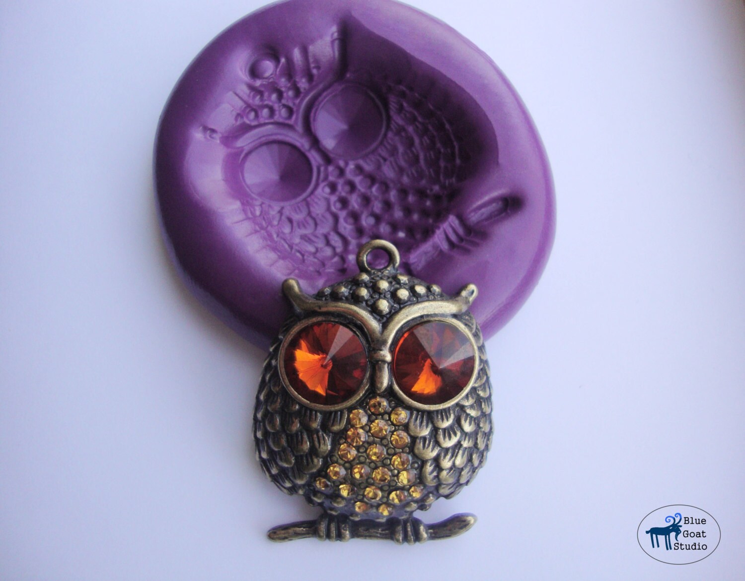 Owl Mold Silicone Mold Steampunk Polymer Clay Resin