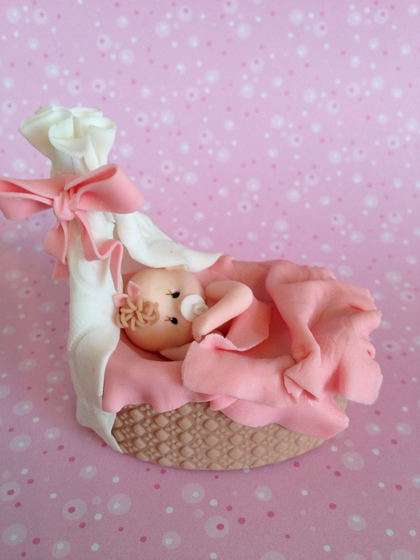 Baby on a SMALL Cake Topper/Christening Baptism/