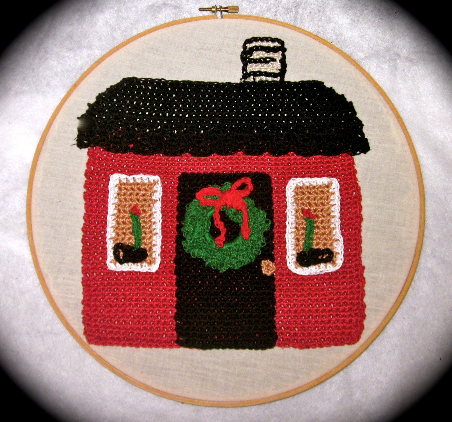 Christmas Crocheted Folk Art - I'll Be Home for Christmas