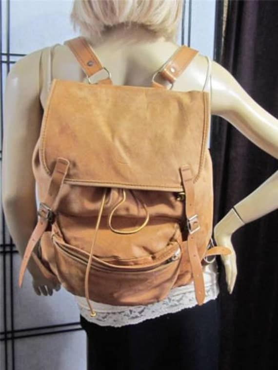 beckmann leather backpack