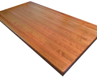 End Grain Cherry Butcher Block Countertop Island Chopping