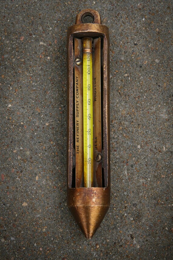 Refinery Supply Company Brass Tank Thermometer