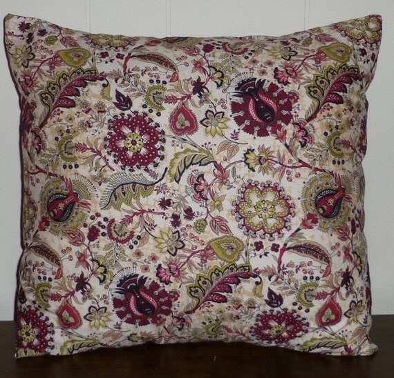 Decorative Pillow Cover,Home Decor, Modern Floral,Cotton Fabric 