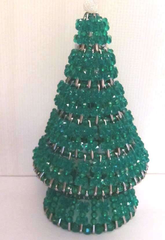 christmas tree crafted with beads and safety pins christmas tree crafted with beads and safety pins